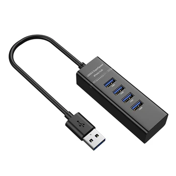 מהירות גבוהה רב מפצל USB מתאם שושנה כבל 4 יציאות 2.0 3.0 HUB USB מפצל לרכב שולחן העבודה במחשב הנייד.