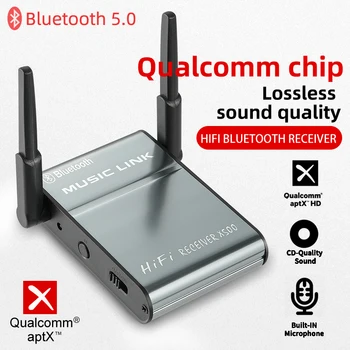 מקורי AptX Bluetooth Audio מקלט Hifi Lossless HD מוסיקה אלחוטית מתאם 3.5 מ 