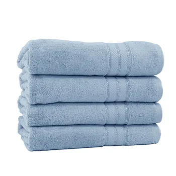 ™ מגבת אמבטיה, כחול (4 Pack) עבור ספא חדר רחצה מגבות אמבטיה למבוגרים ילדים