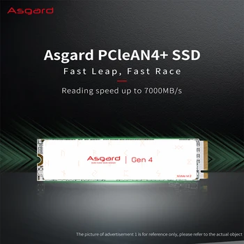 אסגארד AN4 512G 1TB SSD 2TB NVME PCIe 4.0 x4 M. 2 AN4 מצב מוצק קשה M. 2 SSD 1TB 2TB על שולחן העבודה לקרוא במהירויות של עד 7000MB/s