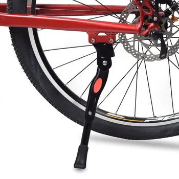 מתכוונן MTB הכביש עם האופניים רגלית חניה יציב תמיכה בצד בעיטה לעמוד הרגל בראק שני חורים MTB אופני אביזרים