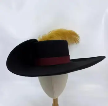 ספרדית מוסקטר כובע צמר כובע גברים ימי הביניים