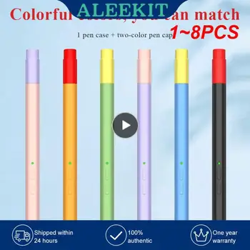 1~8PCS סיליקון מקרה מגן על אפל העיפרון 2 עבור IPad Tablet Pen מגן כיסוי שרוול נגד החלקה Anti-fal