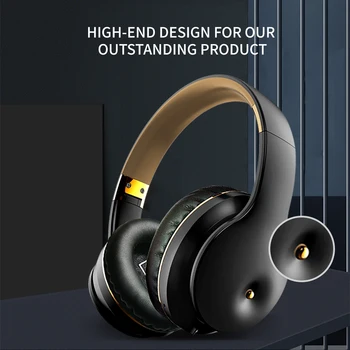 העיצוב החדש נוח אוזניות אלחוטיות HD צליל סטריאו הפחתת רעש Bluetooth-דיבורית אישית תואמת אוזניות למשחקים