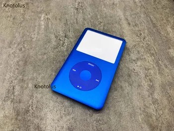 כחול הקדמי דיור בלוחית לוח הבקרה כיסוי במקרה Clickwheel מרכז לחצן עבור ה-iPod, ה-6-7 Classic 80GB 120GB 160GB