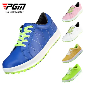 PGM XZ033 נשים נעליים לנשימה מיקרופייבר עור קל משקל נעלי ספורט עמיד למים דוקרנים נגד החלקה אחיזה טובה עמיד נעליים