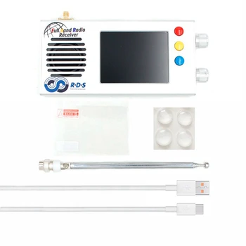 TEF6686 מלא הלהקה FM/MW/גלים קצרים HF/מקלט רדיו LW 3.2 אינץ LCD מסך V1.18 הקושחה מקלט רדיו