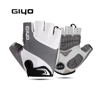 GIYO כפפות רכיבה על אופניים אצבע חצי ג ' ל פד Shockproof לנשימה MTB כביש אופניים הכפפה גברים, נשים, ספורט תחת כיפת השמיים אופניים ציוד