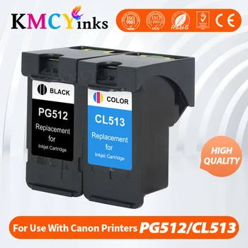 KMCYinks PG512 CL513 512XL 513XL תואם עבור Canon pg 512 cl 513 מחסנית דיו Pixma mp230 mp250 MP240 MP270 MP480 IP2700