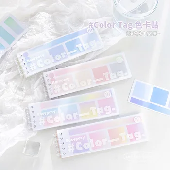 צבעוני נייר מדבקות/ילדים מדבקות-20 גיליונות לכל שקית ההגירה קוריאנית מסקנטייפ DIY דקורטיביים אלבום ג ' ורנל