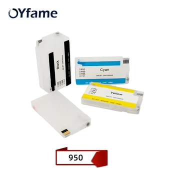 OYfame 950 951 מחסנית דיו HP 950 951 מחסנית עם קשת צ ' יפ HP 8100 8610 8620 8630 8640 8660 8615 8625 המדפסת