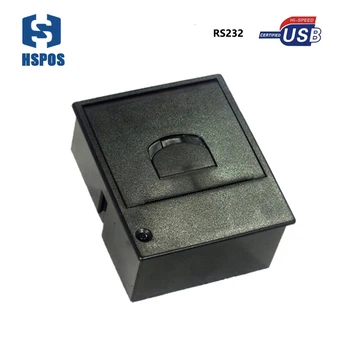 HSPOS 58mm מיני תרמי לוח קבלה מדפסת כרטיס הר מדפסת USB RS232 עבור קיוסק HS-QR72