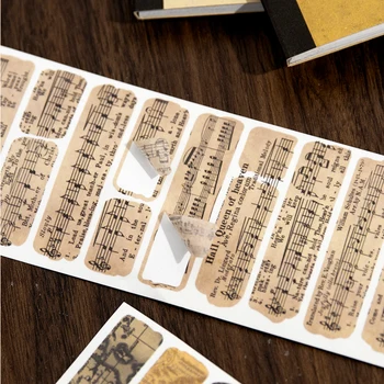 18sheets בציר Washi נייר תווית מדבקות הספר מכתב מדבקה עיצוב אלבום אישי-יומנים אלבום יומן DIY מדבקת