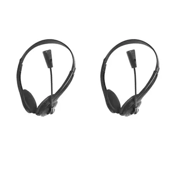 ביטול רעש Wired אוזניות באיכות גבוהה אוזניות מיקרופון חוט 3.5 מ 