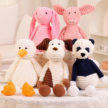 חמוד יצירתי משובח פסים רך חיה סדרה בובת צעצועי קטיפה ספה כריות קישוט הבית קישוטים בנות ילדים, מתנות ליום הולדת