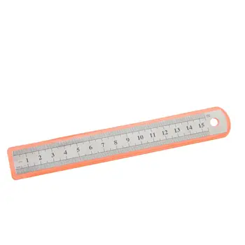 15cm דו צדדית למשרד אביזרים דיוק מדידת כלי שרטוט, ציוד כלי כתיבה ישר שליט