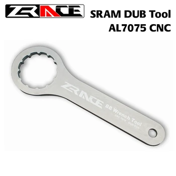 ZRACE אופניים התחתון דאב כלי התקנה והסרה BB ברגים כלי לשימוש חוזר עבור דאב, סגסוגת אלומיניום 7075 T6 CNC