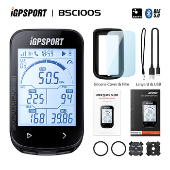 IGPSPORT BSC100S GPS Bike Computer MTB דרך מחזור אלחוטית מד מהירות לאופניים דיגיטלי, שעון עצר, מד מרחק רכיבה על אופניים אביזרים