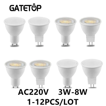 זרקור LED GU10 MR16 GU5.3 AC120V 230V סופר מבריק לבן חם אור החלפת 50W הלוגן 100W מנורה מתאים לכל מטבח