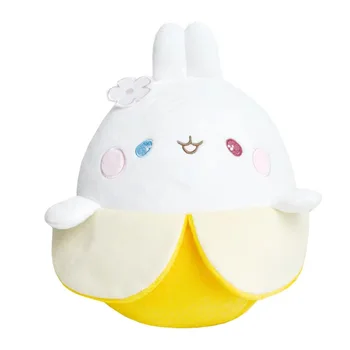 30cm MOLANG בובת ארנב קטיפה צעצועים רכים מצויר עיצוב מקורי Kawaii אנימה בובות עבור עיצוב חדר ילדים מתנות ליום הולדת