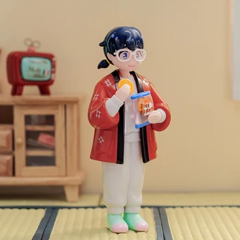 אבא מארט נורי בוקר סדרה עיוור תיבת צעצועים הילדה Kawaii חמוד בובה הפעולה איור צעצוע חמוד מודל הולדת ילד מתנה קופסת המסתורין