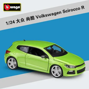 Bburago 1:24 פולקסווגן Scirocco R גבוה סימולציה Diecast הרכב סגסוגת מתכת דגם הרכב צעצועי ילדים אוסף מתנות B143