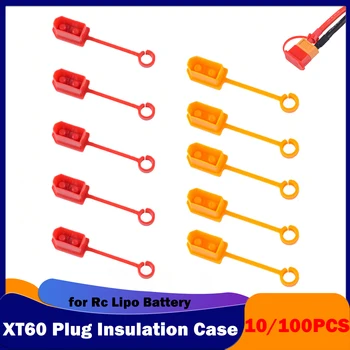 10/100PCS XT60 Plug בידוד כיסוי אבק הוכחה למנוע חשמלי קצר חשמלי הגנה מחומצן מקרה שרוולים עבור Rc הסוללה