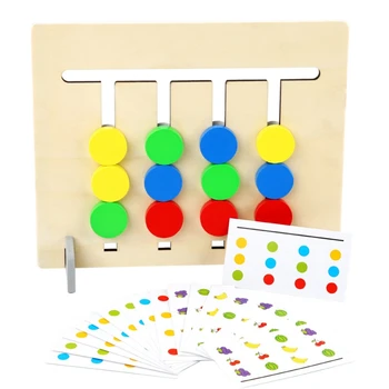 חושי טיזר המוח משחק התאמת צבעים הארה לוח לגן ילדים