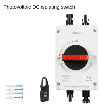 סולארית פוטו DC עמיד למים Isolator מתג IP66 4P 32A 300VDC כדי 1200VDC שלב חיצוני מבודד Rotery Disconector