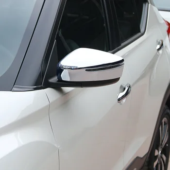 על ניסן הערה E12 Hatchback 2016 2017 2018 למכונית דלת צד אחורית מירור לכסות את שרירי הבטן כרום אוטומטי חיצוני אביזרי רכב