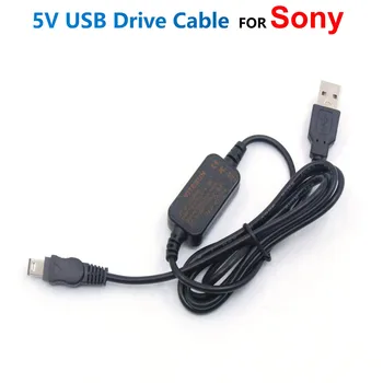 5V USB כונן כבל חשמל מתאם AC-L10 AC-L10A AC-L10B AC-L10C AC-L15 AC-L15A AC-L100 AC-L100B AC-L100C עבור Sony TRV210