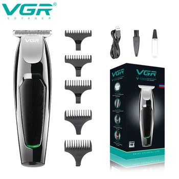 VGR שיער מכונת חיתוך נטענת מכונת תספורת נטענת שיער גוזם שיער מקצועי קליפר גוזם לגברים V-030