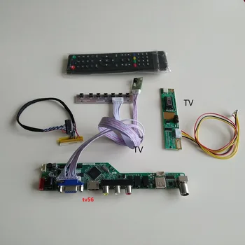 USB VGA AUDIO TV AV תצוגת המחשב הנייד LCD LED 1 CCFL מנורות ההתקן של בקר הלוח ערכת diy עבור סידורי LTN170X2-L02 1440X900
