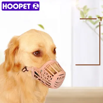HOOPET בסקרוויל אולטרה הכלב לא לנשוך לוע נוח פלסטיק רך רשת סל להגן על הרהיטים הכלב ספקים