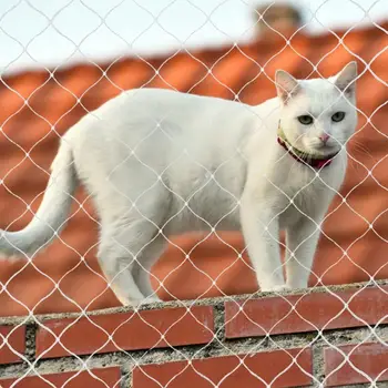 חתול רשת ביטחון ניילון מגן שקוף רשת רשת מרפסת וחלון עבור הילד נופל נטו הגדר.
