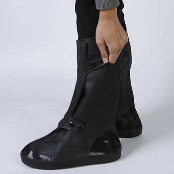 גברים, נשים, מגפיים עמיד למים נעלי PVC מכסה חיצוני טיולים נסיעות Wearproof החלקה עמיד למים נעל שלג בחורף מגף כיסוי