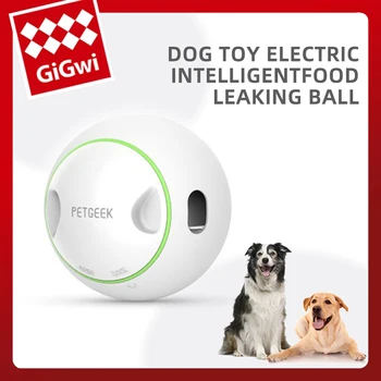 GiGwi חשמלי חכם צעצועים לכלב דולפים מזון כדור פאזל צעצועים לכלב אחד-לחץ על התחל כל הגוף כביסה השראה הטבע אביזרים לחיות מחמד