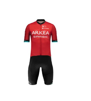 חיתוך לייזר Skinsuit 2023 ARKEA SAMSIC צוות בגד קצר רכיבה על אופניים ג ' רזי אופני אופניים ביגוד יוקרתי ומתקדם Ciclismo