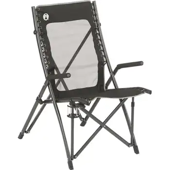 Comfortsmart™ השעיה למבוגרים כיסא קמפינג, שחור