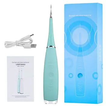 השיניים החשמלית מנקה Vibrition סוניק שיניים Scaler שן חשבון מסיר אבנית השן הכלי להסרת היגיינת הפה רופא שיניים הכלי
