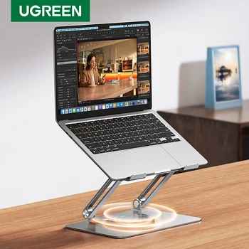 UGREEN נייד לעמוד על Macbook Pro מתקפל אנכית המחברת לעמוד אוויר Macbook Pro הנייד תמיכת Tablet Stand נייד בעל