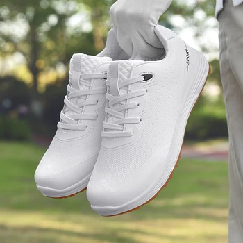 2023 חדש של גברים ונשים Spikeless גולף נעלי אופנה חיצונית הליכה נוחות נעלי גברים של כושר גולף נעלי הליכה