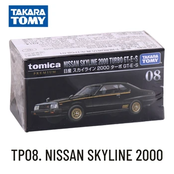 Takara טומי Tomica פרימיום TP מידה דגם של מכונית ניסן סקייליין 2000 GT-ES העתק הילדים עיצוב חדר חג המולד, מתנת יום הולדת צעצועים לילדים