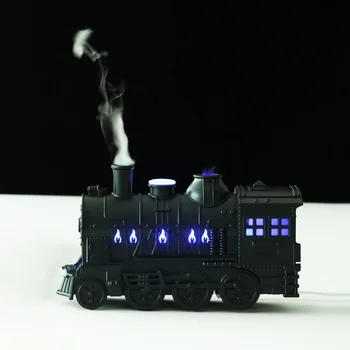 מיני רכבת צורה ארומתרפיה חיוני שמן מפזר קולי הקרירים אוויר אדים עם מנורת LED ארומה Difusor מרסס