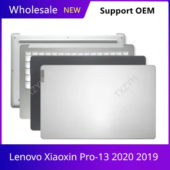 מקורי חדש עבור Lenovo Xiaoxin פרו-13 2020 2019 נייד LCD אחורי מכסה הלוח הקדמי צירים Palmrest בתחתית התיק A B C D פגז