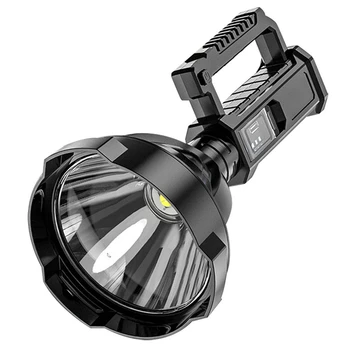 המנורה חיצוני LED פנס נייד בעל מנורת חשמל גבוהה עמיד למים USB נטענת חזקה אור הזרקור