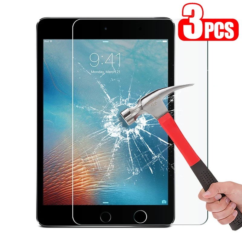 3packs מזג זכוכית סרט מגן עבור iPad Pro 12.9 2022 2021 2020 2018 מגן מסך עבור iPad Pro 12.9 2017 2015 סרטים